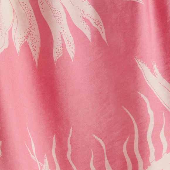 Pink Tropical Print Slip Dress medium H&M - Picture 5 of 13